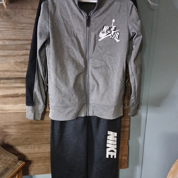 Nike Air Gray and Black Tracksuit - Picture 1 of 3